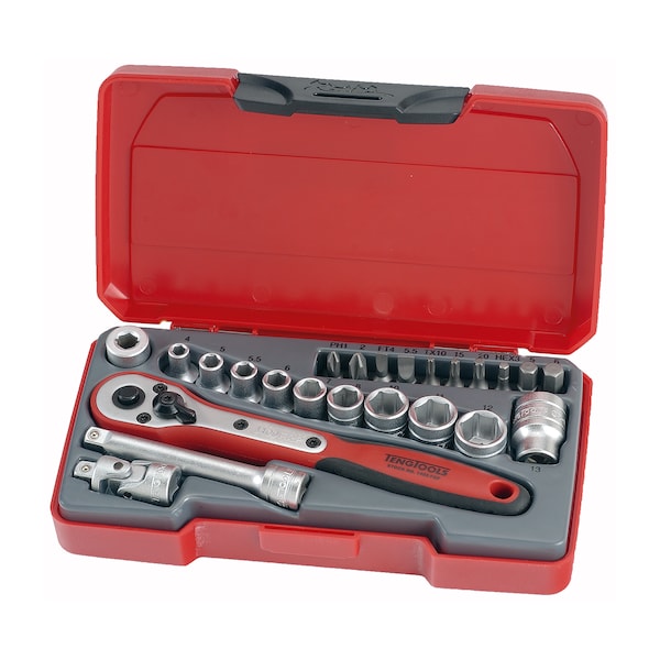 T1424 - 24 Piece 1/4" Drive Socket Set